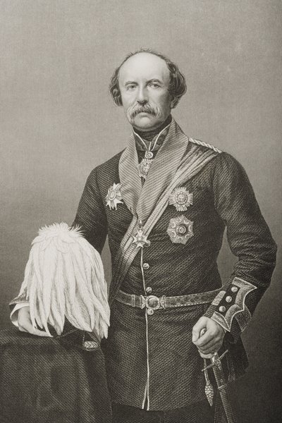 William Fenwick Williams von Kars, graviert von D.J. Pound nach einem Foto, aus 